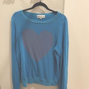 Blue heart wildfox jumper!